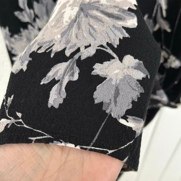 Wild Fable Target Women Floral Midi Skirt Whimsigoth Black Boho Spring Size XXS - Picture 2 of 9